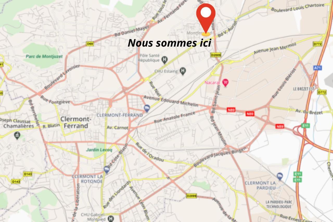 كليرمونت-فيراند #Le Cocon Des Volcans#Parking Prive/Montferrand المظهر الخارجي الصورة